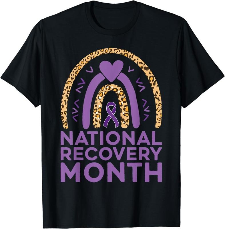 [100% Cotton]National Recovery month Warrior Addiction Recovery Awareness T-Shirt Hoodie, Sweatshirt | WearSparks.com