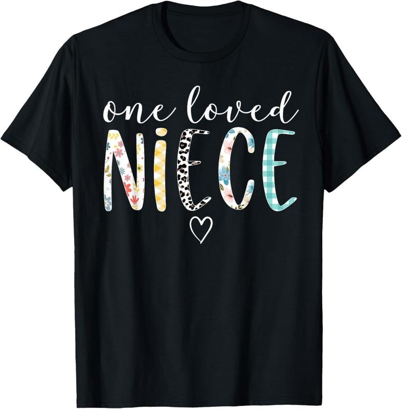 100% Cotton Niece Gifts Women One Loved Niece Mother's Day T-Shirt Hoodie, Sweatshirt | WearSparks.com