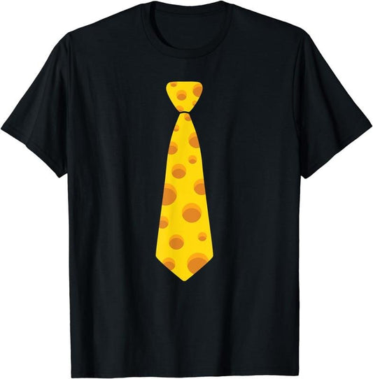 [100% Cotton]Novelty Cheese Necktie Gift for Cheese Lovers T-Shirt Hoodie, Sweatshirt | WearSparks.com