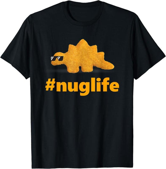 [100% Cotton]Nug Life Dino Nuggs Dino Chicken Nuggets Dinosaur Nugget T-Shirt Hoodie, Sweatshirt | WearSparks.com