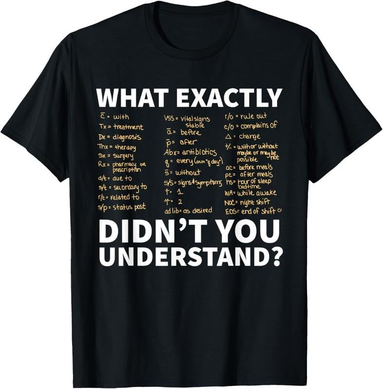 100% Cotton Nurse Shorthand Shirt, Nurse or Nursing Student T-Shirt T-Shirt Hoodie, Sweatshirt | WearSparks.com
