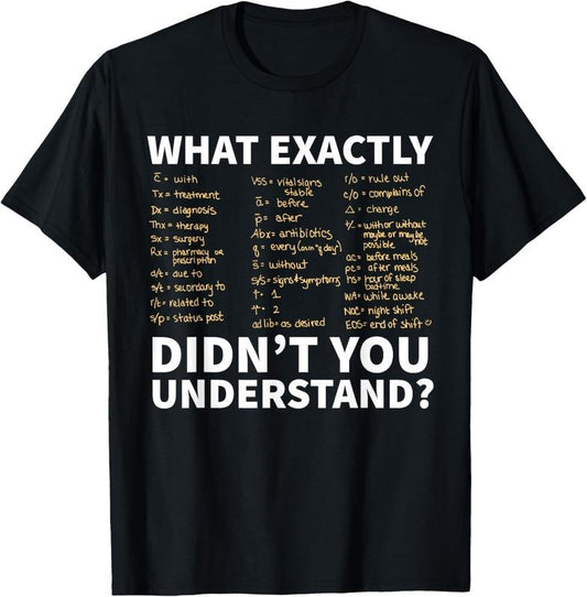 100% Cotton Nurse Shorthand Shirt, Nurse or Nursing Student T-Shirt T-Shirt Hoodie, Sweatshirt | WearSparks.com