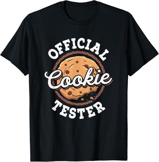 100% Cotton Official Cookie Tester - Pastry Baking Cookie Baker T-Shirt Hoodie, Sweatshirt | WearSparks.com