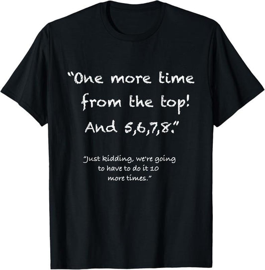 100% Cotton One more time from top, 5,6,7,8 funny Dance Teacher T-Shirt Hoodie, Sweatshirt | WearSparks.com