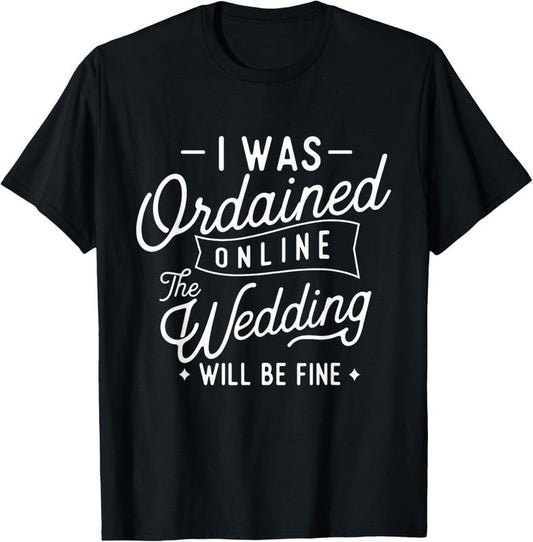 100% Cotton Online Ordained Minister T-Shirt
