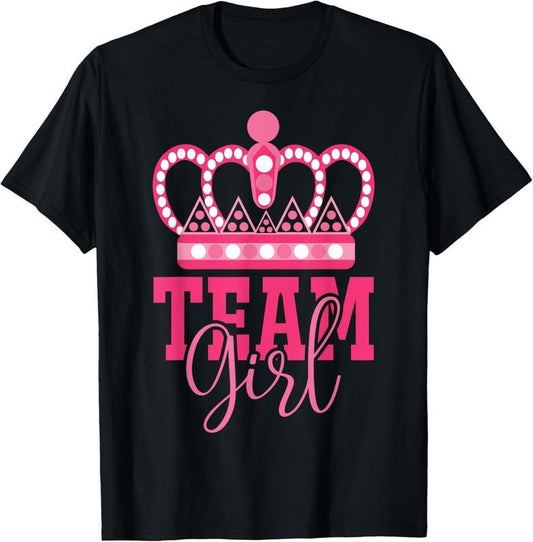 100% Cotton Pink Team Girl Team Boy Gender Reveal Party Matching Family T-Shirt Hoodie, Sweatshirt | WearSparks.com