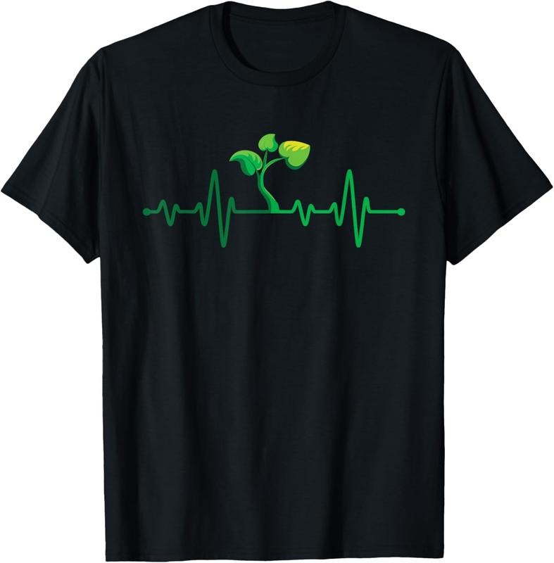 100% Cotton Plant Heartbeat - Botany Botanist Gardening Plant Lover T-Shirt Hoodie, Sweatshirt | WearSparks.com