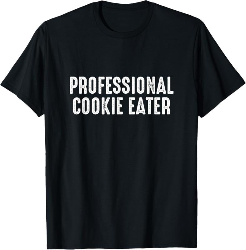 100% Cotton Professional Cookie Eater - Cookie Lover Gift Cookie Baker T-Shirt Hoodie, Sweatshirt | WearSparks.com