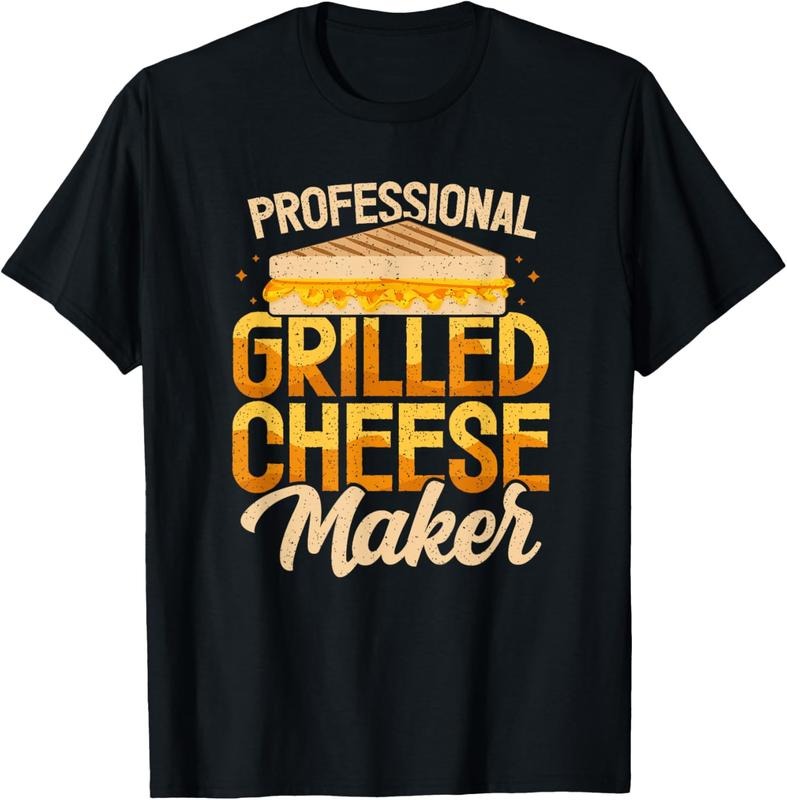 100% Cotton Professional Grilled Cheese Maker Cheesemonger Cheesemaking T-Shirt Hoodie, Sweatshirt | WearSparks.com