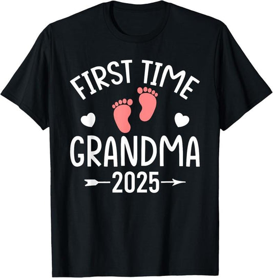 100% Cotton Promoted to Grandma 2025 Grandma Est 2025 T-Shirt Hoodie, Sweatshirt | WearSparks.com