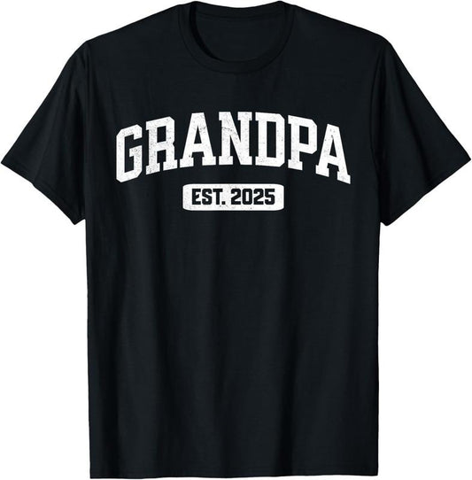 100% Cotton Promoted to Grandpa 2025 Grandfather Pregnancy Announcement T-Shirt Hoodie, Sweatshirt | WearSparks.com