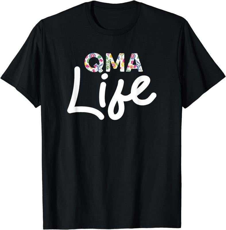 [100% Cotton]QMA Life Nursing Healthcare Nurse Week Medication Aide Breathable casual T-shirt Hoodie, Sweatshirt