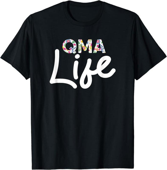 [100% Cotton]QMA Life Nursing Healthcare Nurse Week Medication Aide Breathable casual T-shirt Hoodie, Sweatshirt