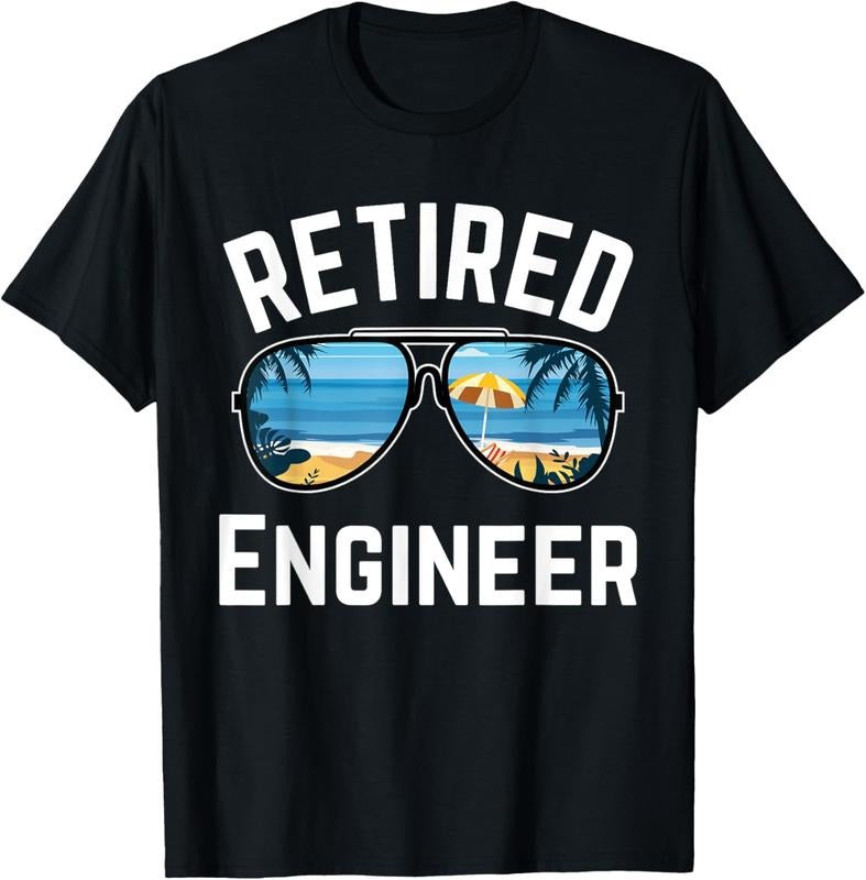 100% Cotton Retired Engineer Funny Retirement for Men and Women T-Shirt Hoodie, Sweatshirt | WearSparks.com
