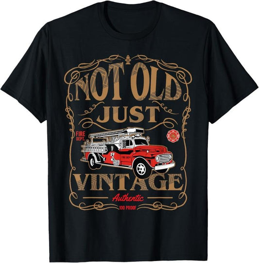 100% Cotton Retired Firefighter Shirt, Gift For Old Fireman Fire Fighter T-Shirt Hoodie, Sweatshirt | WearSparks.com