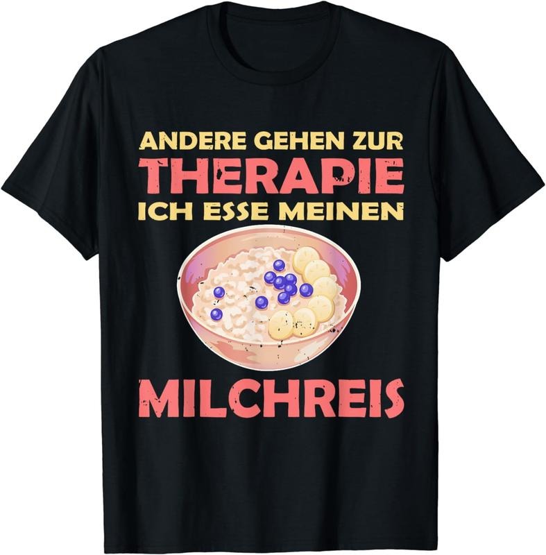 [100% Cotton]Rice Pudding Cinnamon Sweets Kitchen Milk Saying T-Shirt Hoodie, Sweatshirt | WearSparks.com