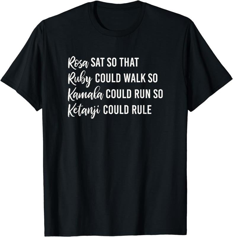 [100% Cotton]Rosa Sat So Ruby Could Walk So Kamala Could Run So Ketanji T-Shirt Hoodie, Sweatshirt | WearSparks.com