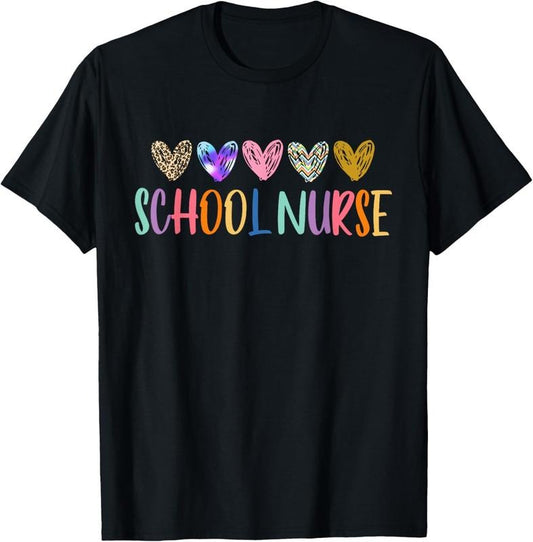 100% Cotton School Nurse Heart Nursing Student Nursing Appreciation T-Shirt Hoodie, Sweatshirt | WearSparks.com