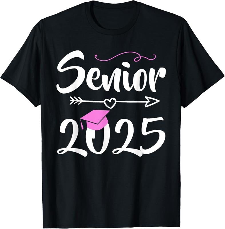100% Cotton Senior 2025 Pink Tassel Class of 2025 Graduate Graduation T-Shirt Hoodie, Sweatshirt | WearSparks.com
