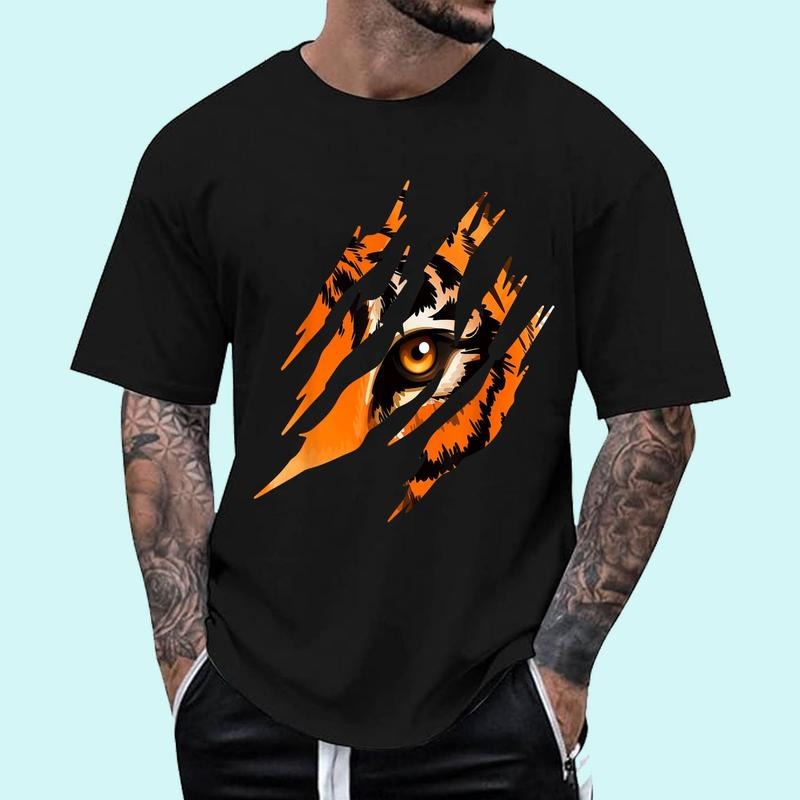 [100% Cotton Shirt] Tiger Eye Safari Zoo Wildlife Animal Zookeeper Costume Gift Unisex T-Shirt Hoodie, Sweatshirt