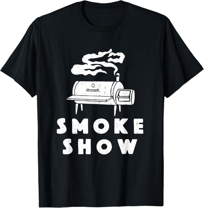 100% Cotton Smoke Show Funny BBQ Grilling Meat Grill Burnt Ends Barbecue T-Shirt Hoodie, Sweatshirt | WearSparks.com