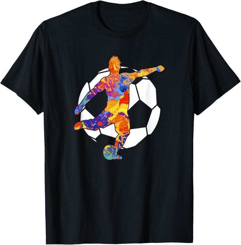 100% Cotton Soccer Player Sports Graphic - Soccer Graphic T-Shirt Hoodie, Sweatshirt | WearSparks.com