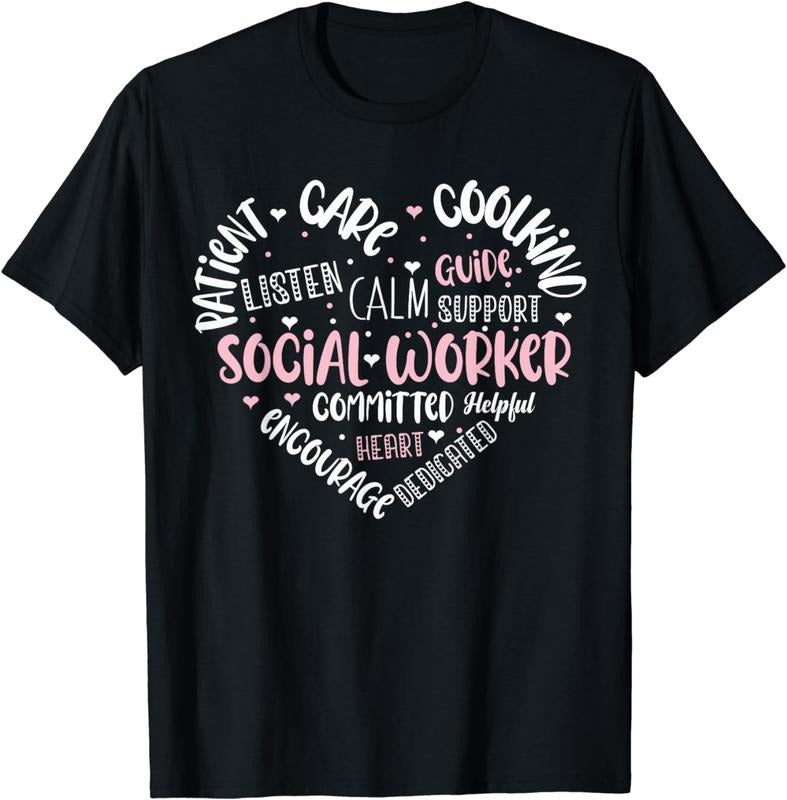 [100% Cotton]Social Worker Social Work Caseworker Public Work Love T-Shirt Hoodie, Sweatshirt | WearSparks.com