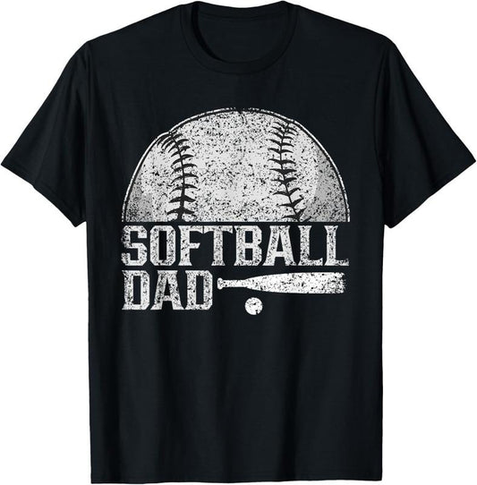 100% Cotton Softball Dad Hobby Lover Player Softballer Softball Father T-Shirt Hoodie, Sweatshirt | WearSparks.com