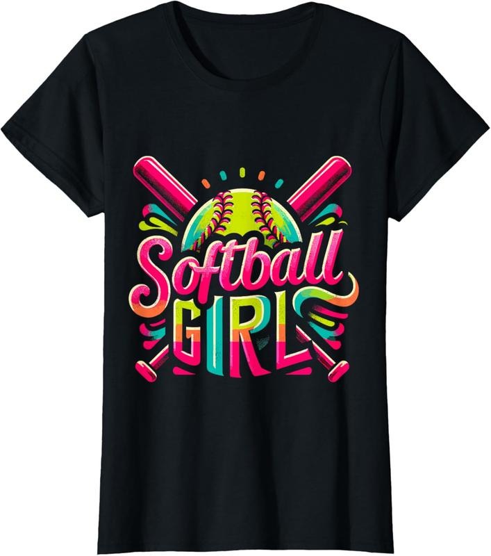100% Cotton Softball Girl Softball Player Fan T-Shirt Hoodie, Sweatshirt | WearSparks.com