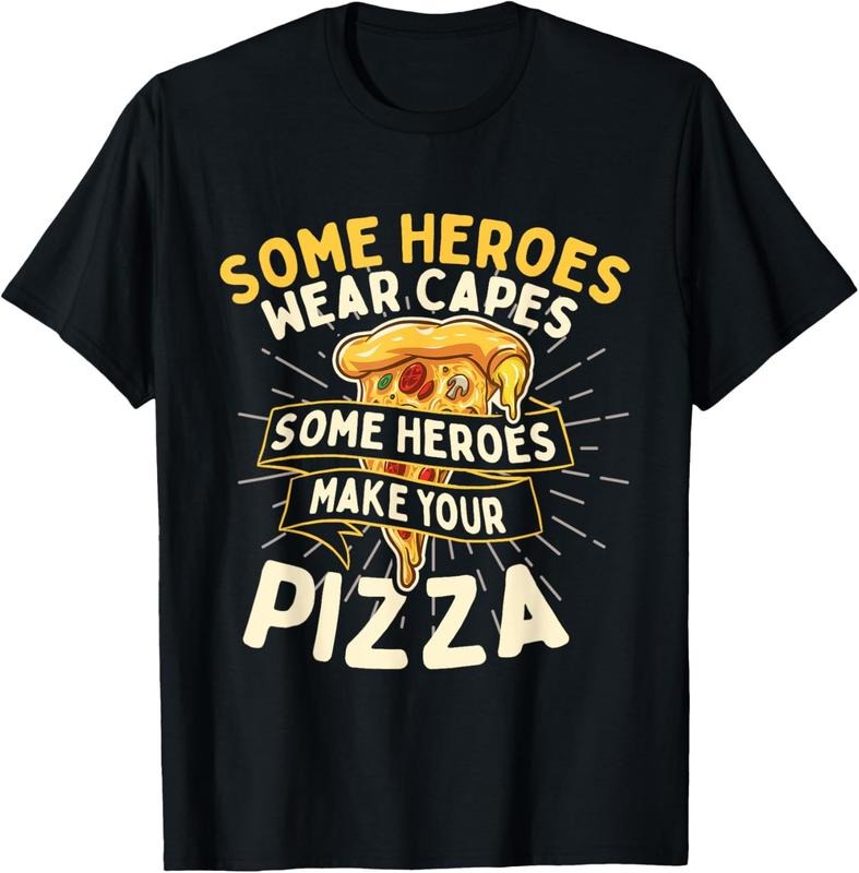100% Cotton Some Heroes Wear Capes - Food Lover Pizza Baker T-Shirt Hoodie, Sweatshirt | WearSparks.com