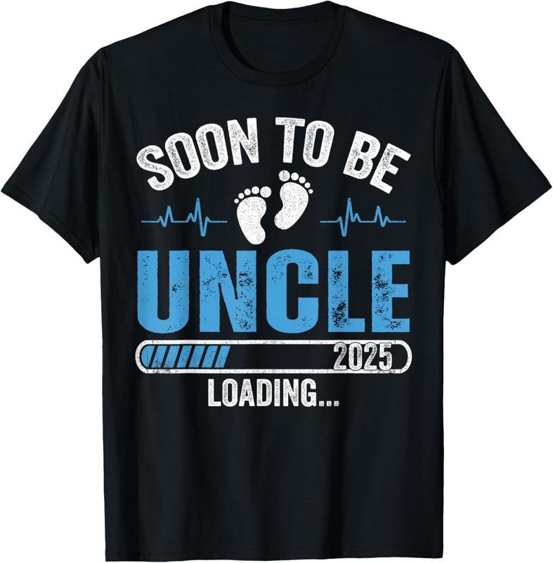 100% Cotton Soon To Be Uncle 2025 Loading Promoted To Uncle New Uncle T-Shirt Hoodie, Sweatshirt | WearSparks.com