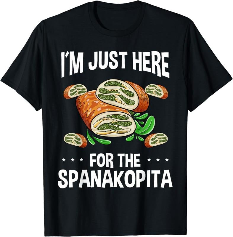 [100% Cotton]Spanakopita Spinach Greek Cuisine Greek Spanakopita Lover T-Shirt Hoodie, Sweatshirt | WearSparks.com