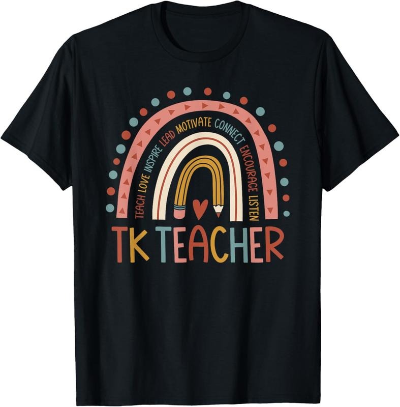 100% Cotton TK Teacher Back To School Teacher T-Shirt Hoodie, Sweatshirt | WearSparks.com