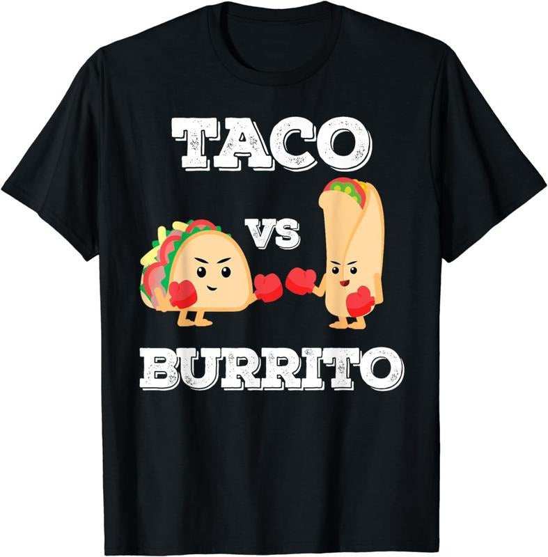 [100% Cotton]Taco vs Burrito Official T-Shirt Hoodie, Sweatshirt | WearSparks.com