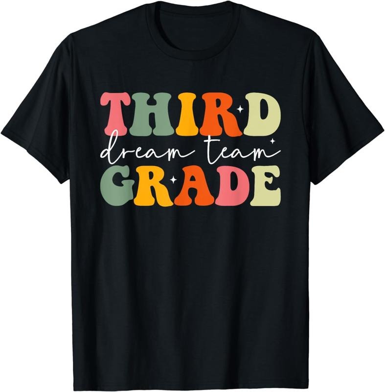 [100% Cotton]Teacher Appreciation Back To School Third Grade Dream Team T-Shirt Hoodie, Sweatshirt | WearSparks.com