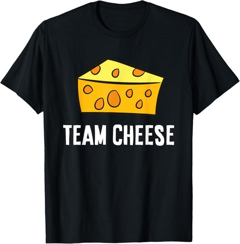 100% Cotton Team Cheese Funny Cheese Lover T-Shirt Hoodie, Sweatshirt | WearSparks.com