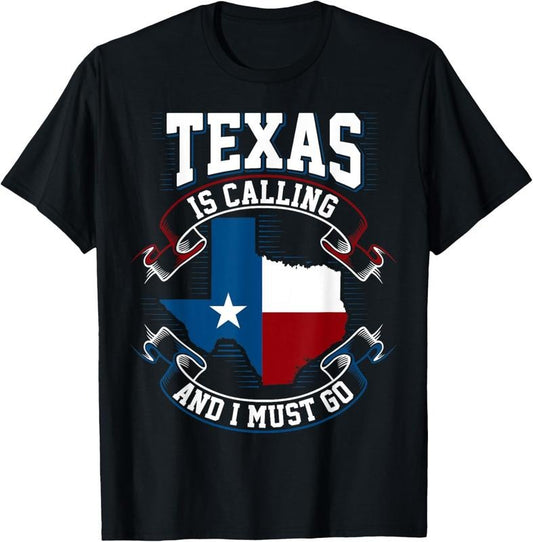 100% Cotton Texas Is Calling And I Must Go T-Shirt Hoodie, Sweatshirt | WearSparks.com