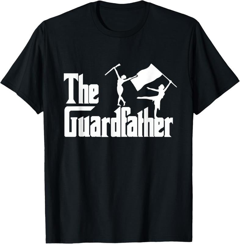 100% Cotton The Guardfather - Color Guard Dad T-Shirt Hoodie, Sweatshirt | WearSparks.com