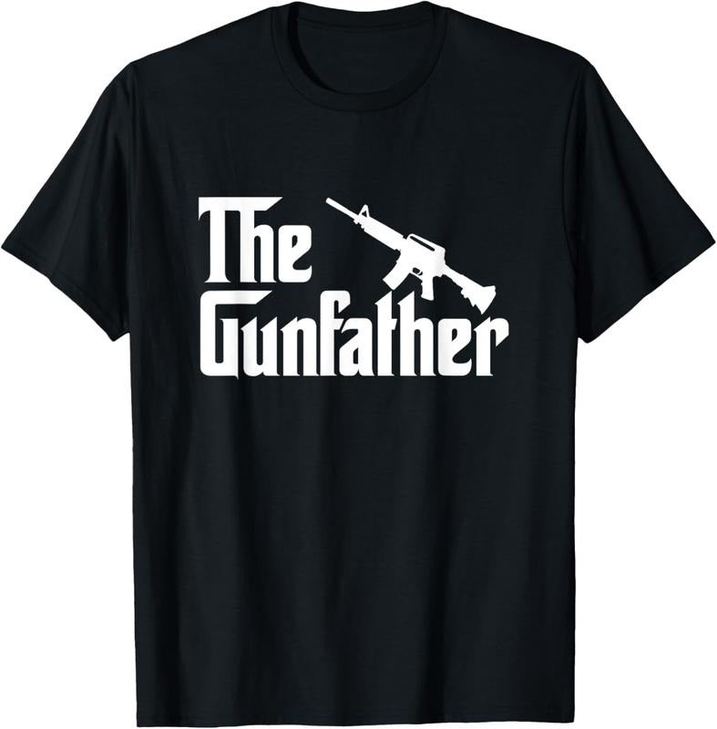 100% Cotton The Gun Father T-Shirt Funny Gun Owner Shirts For Dad T-Shirt Hoodie, Sweatshirt | WearSparks.com