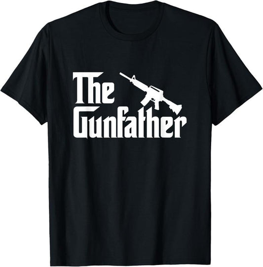 100% Cotton The Gun Father T-Shirt Funny Gun Owner Shirts For Dad T-Shirt Hoodie, Sweatshirt | WearSparks.com