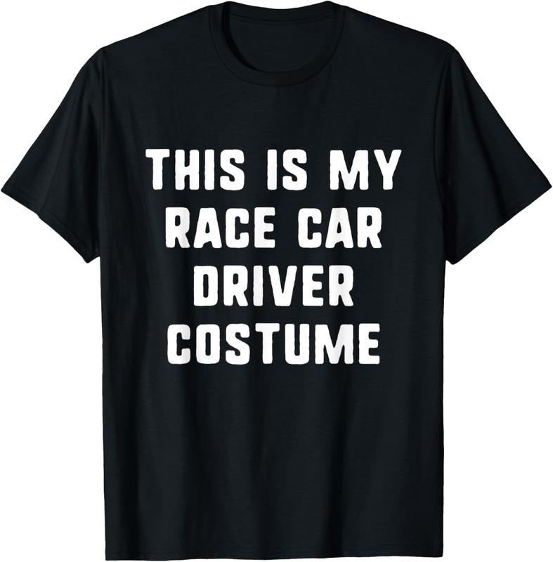 100% Cotton This Is My Race Car Driver Halloween Costume Funny RaceCar T-Shirt Hoodie, Sweatshirt | WearSparks.com