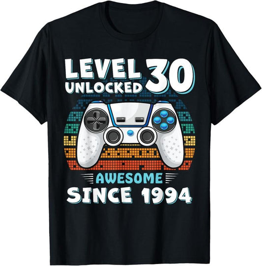 100% Cotton Turning 30 Birthday Decorations Men 30th BDay 1994 Birthday T-Shirt Hoodie, Sweatshirt | WearSparks.com
