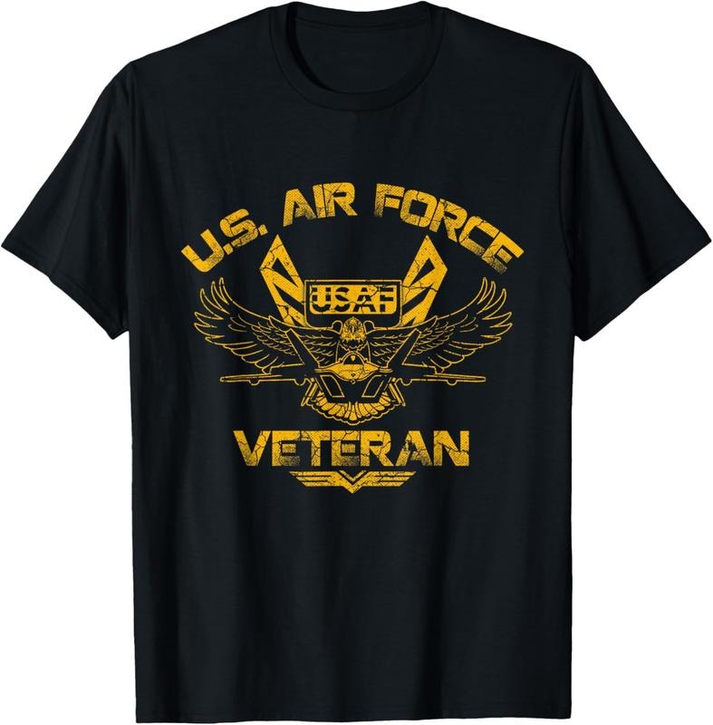 100% Cotton U.S. Air Force Veteran Vintage Military US Flag Veterans Day T-Shirt Hoodie, Sweatshirt | WearSparks.com