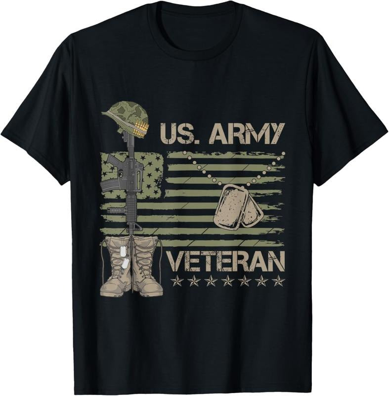 100% Cotton U.S. Army Veteran Flag T-Shirt Hoodie, Sweatshirt | WearSparks.com