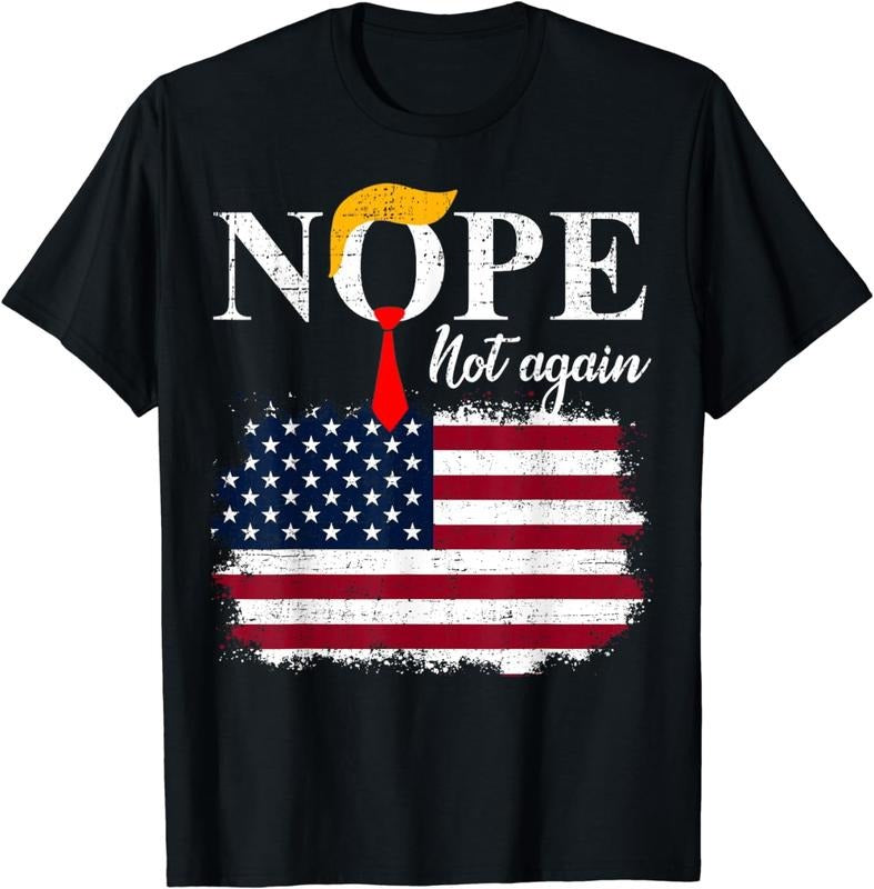 [100% Cotton]USA Nope Not Again T-Shirt Hoodie, Sweatshirt | WearSparks.com