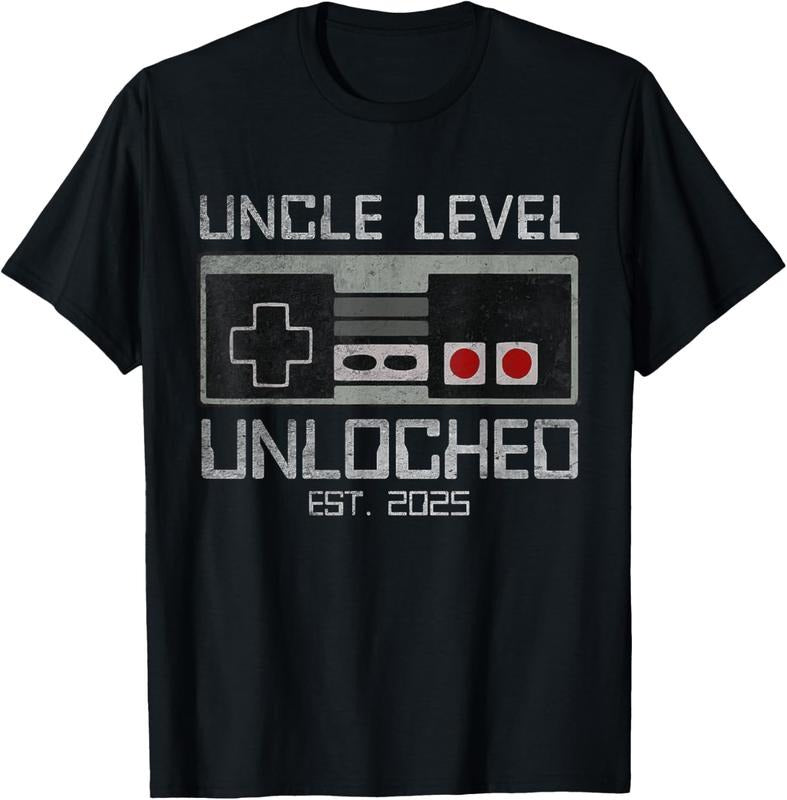 100% Cotton Uncle Level Unlocked 2025 Leveling Up Leveled Up To Uncle T-Shirt Hoodie, Sweatshirt | WearSparks.com