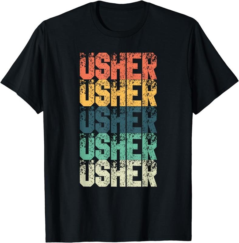 [100% Cotton]Usher Retro For Ushers T-Shirt Hoodie, Sweatshirt | WearSparks.com