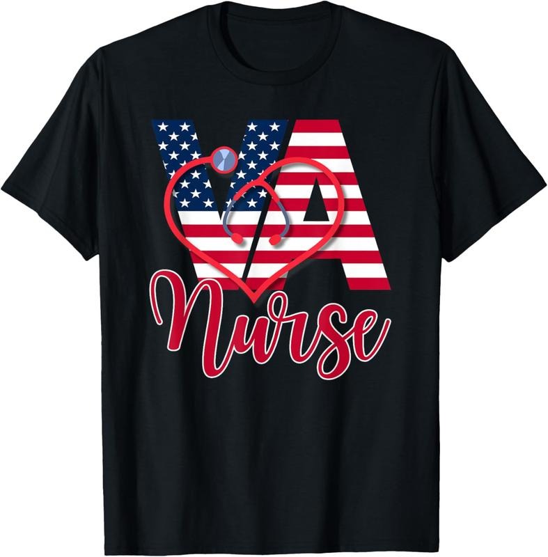 100% Cotton VA Nurse T Shirt Women Men | VA Nurse Shirts for Women Men T-Shirt Hoodie, Sweatshirt | WearSparks.com