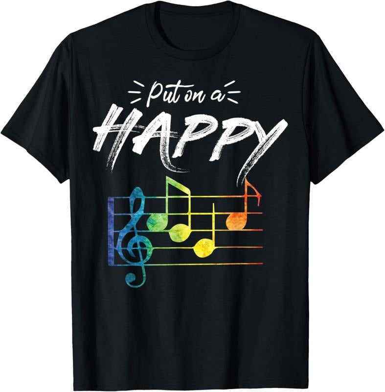 100% Cotton Vintage Put On Smiling Faces Music Lover Pun Tee Shirt Gift T-Shirt Hoodie, Sweatshirt | WearSparks.com
