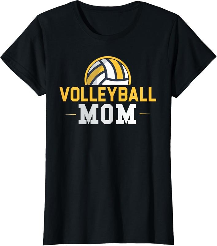 100% Cotton Volleyball Mom Gift Funny Sports Mom Mothers Day T-Shirt Hoodie, Sweatshirt | WearSparks.com